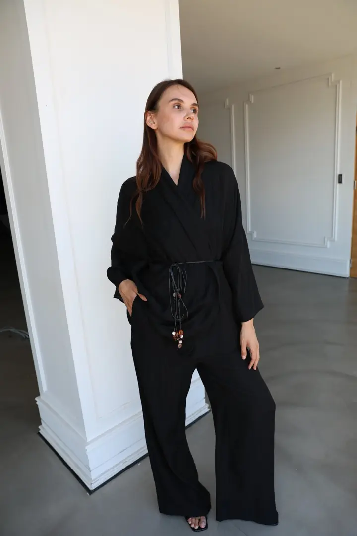 71564 Dökümlü Tencel Takım