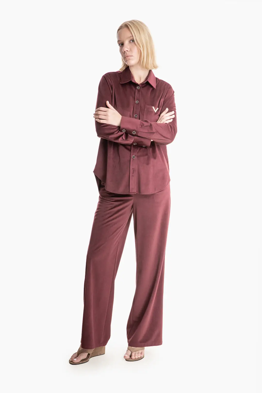 71604 FİTİLLİ KADİFE TAKIM