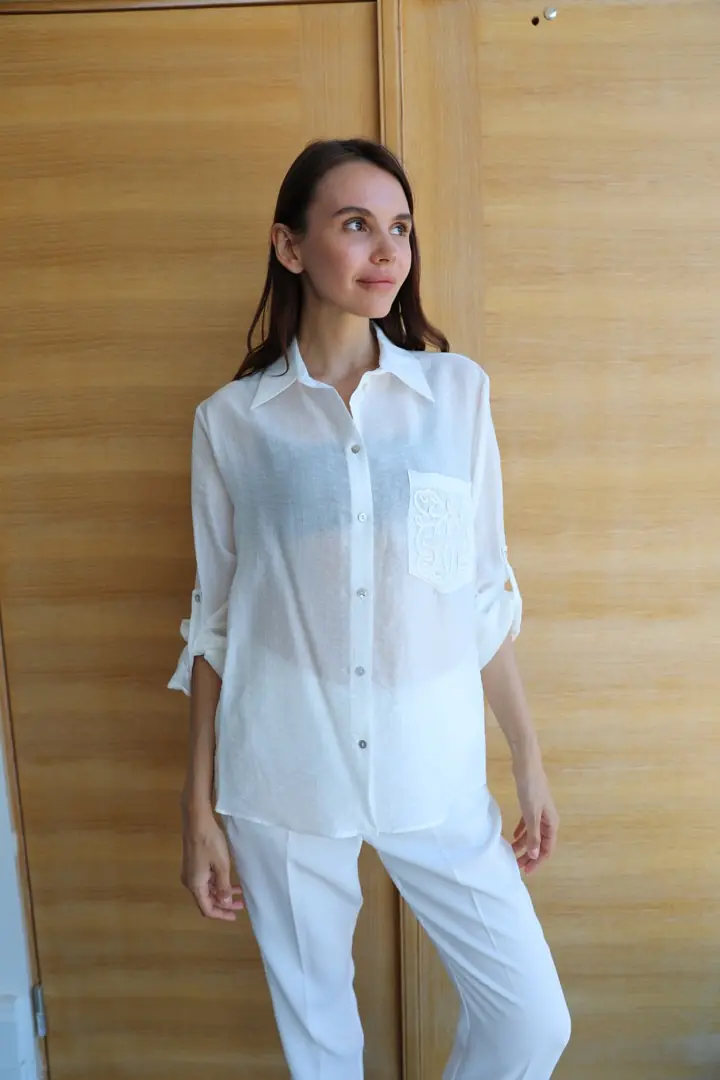 50773 Tencel Gömlek