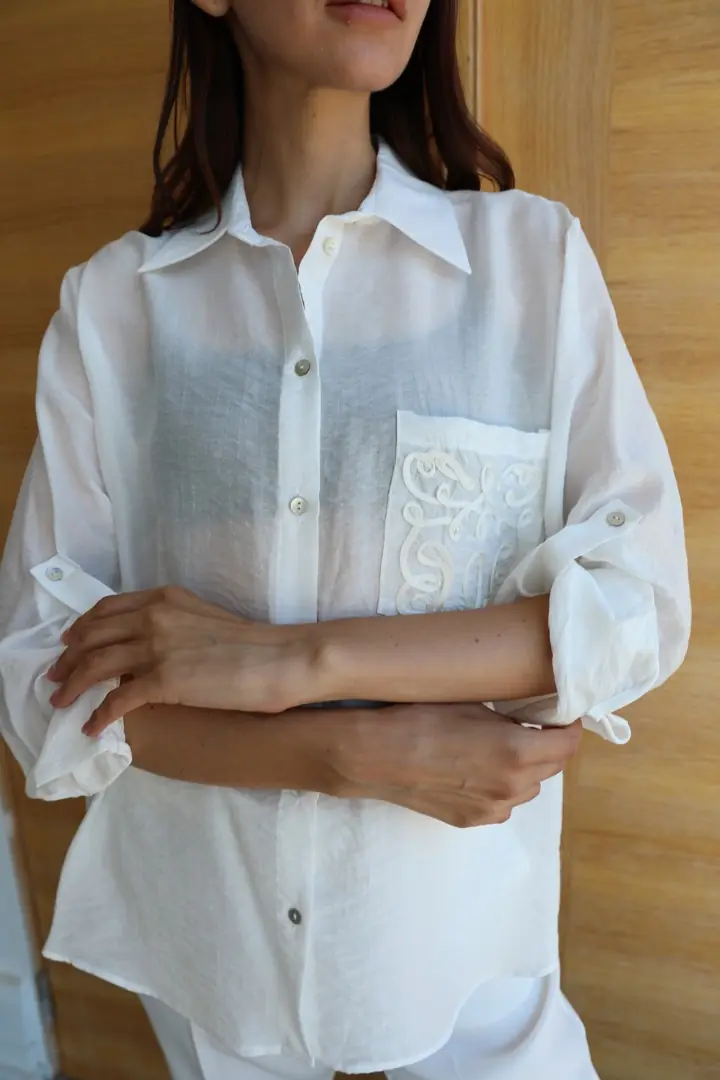 50773 Tencel Gömlek
